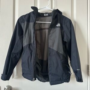 The North Face boys Black and Gray Jacket